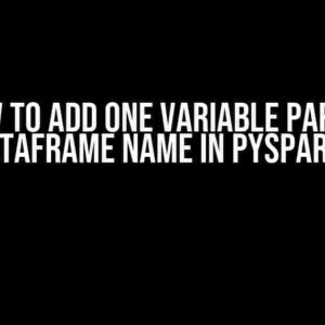 How to Add One Variable Part in Dataframe Name in PySpark?