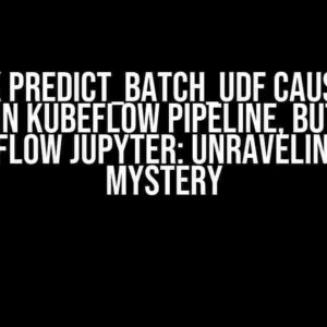 PySpark Predict_Batch_UDF Causes Cuda OOM in Kubeflow Pipeline, but not Kubeflow Jupyter: Unraveling the Mystery