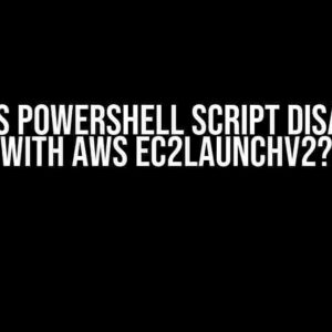 Will this PowerShell Script Disable RDP with AWS ec2LaunchV2?